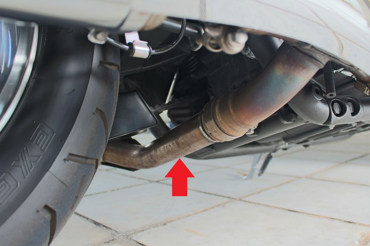 ボイジャー カスタム日記１５ マフラー塗装 なおの休日日記