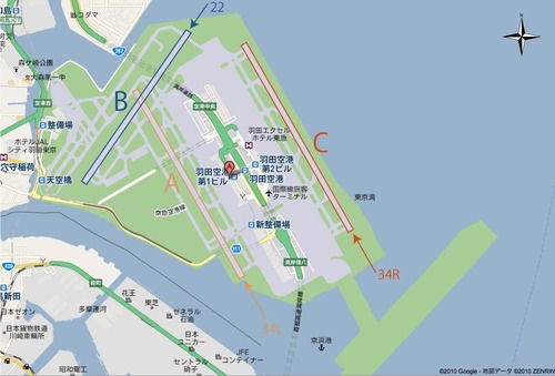 滑走路図
