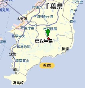 養老渓谷位置マップ