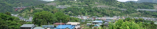 山北町全景