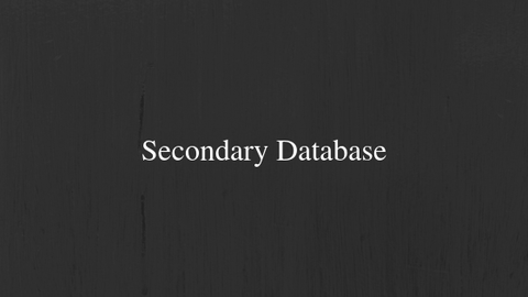 Primary Database (1)