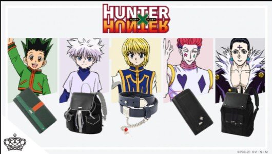 Hunter Hunter キャラクターモデルの財布やバッグなど全15アイテムが発売へ 野良ウシのニュース速報