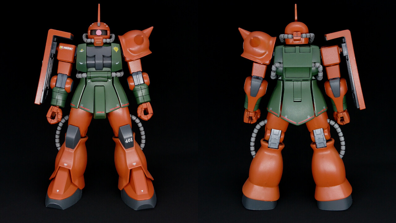 【4個セット】HG ヅダ マラサイ ザクⅡFS（ガルマ・ザビ専用機） ハイザック 4個セット】HG ヅダ マラサイ ザクⅡFS（ガルマ・ザビ専用機