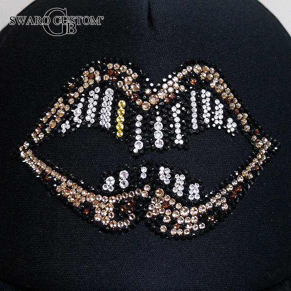 激レア クロムハーツ MATTYBOY LIPS キャップ デコ ヒョウ柄 ホット