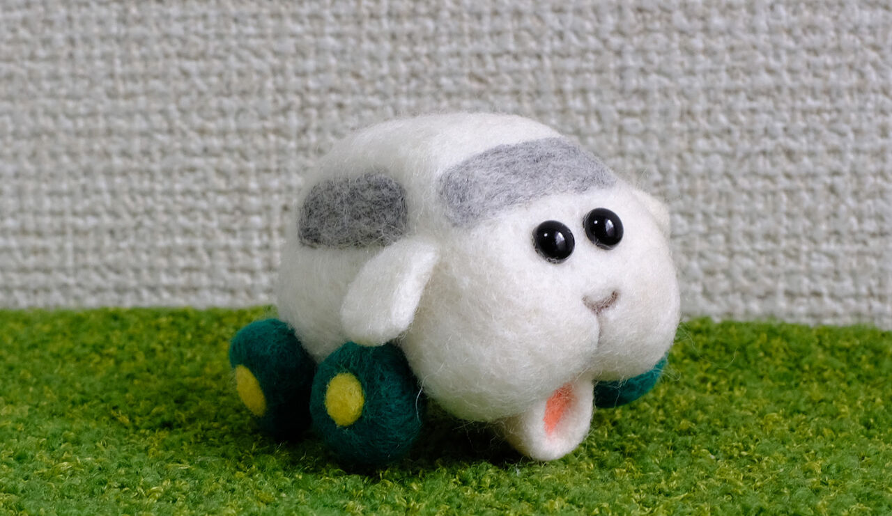 羊毛フェルト104 Pui Pui モルカーとうさぎさん 羊毛フェルトでいろいろ 羊毛フェルト104 Pui Pui モルカーとうさぎさん 羊毛フェルトでいろいろ