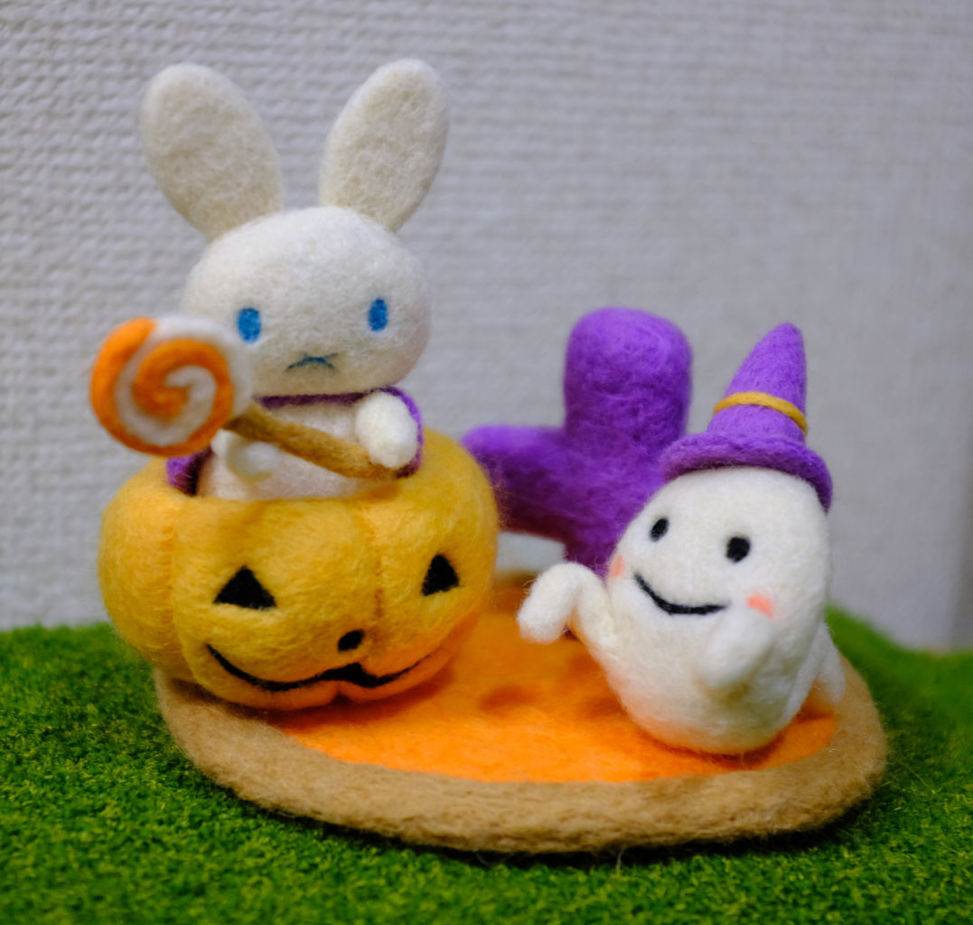 羊毛フェルト85 ハロウィン 羊毛フェルトでいろいろ