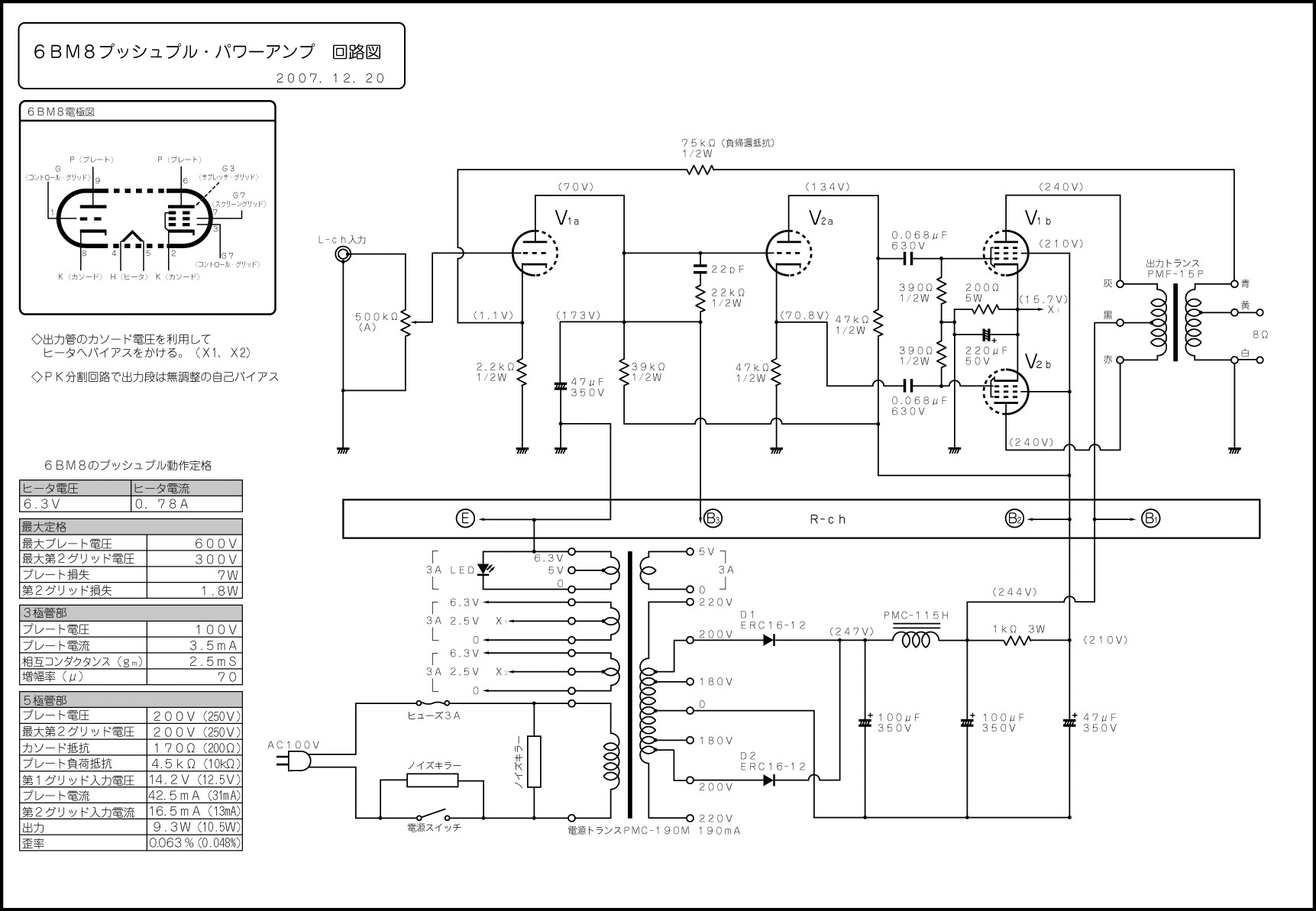 真空管アンプ作成記 その４ ドイツの絵日記