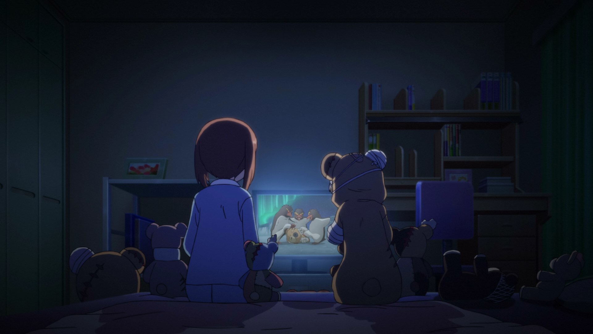 みほと愛里寿が暗い部屋でボコの動画を見るシーン Nanじぇい みほと愛里寿が暗い部屋でボコの動画を見るシーン Nanじぇい