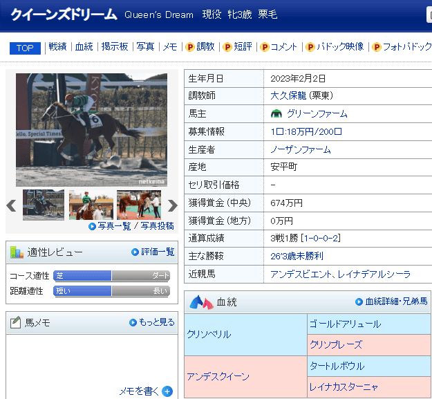 クイーンズドリーム