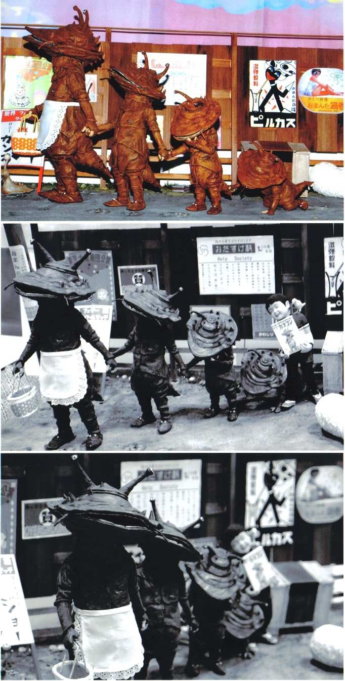 痛快娯楽劇場 カネゴン 本日の二枚はこれ。ウルトラQより、コイン怪獣カネゴンの登場です。 One piece of today. #ultraq  #kanegon Kanegon, the embodiment of money. It is one of the most famous  monsters in Ultra World. 師走が近づくと物入りになってきます ...