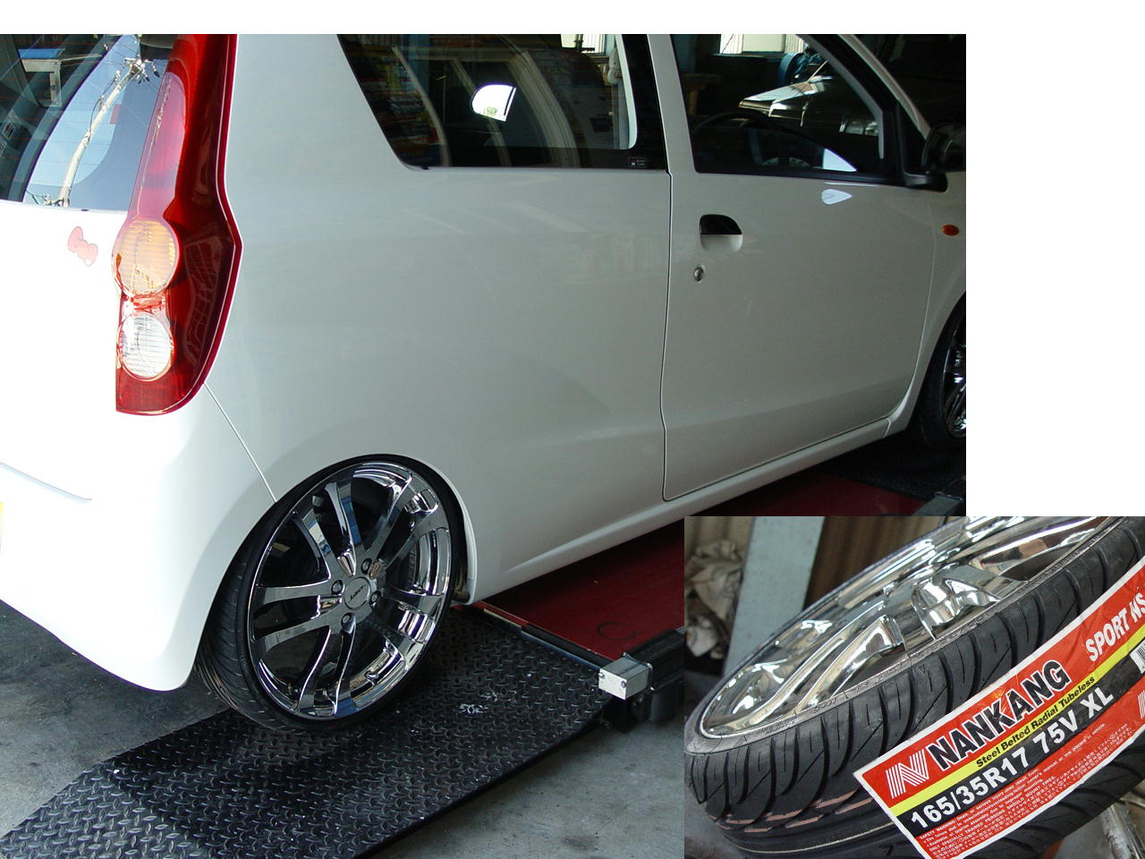165/35-17 軽自動車 超☆偏平タイヤ : 車屋なのに☆ハモンドオルガン 
