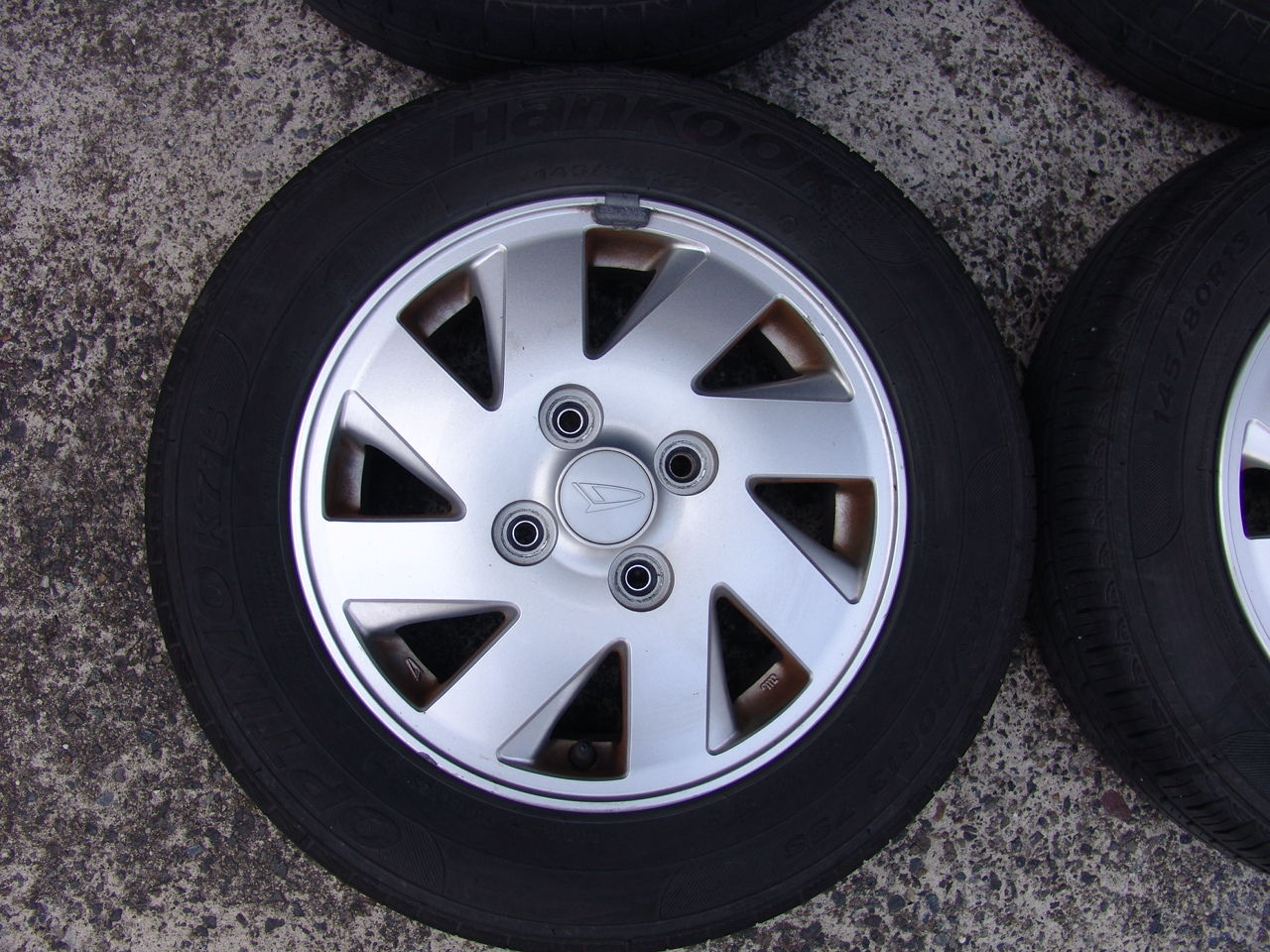 ☆ダイハツ ムーヴ純正アルミ & DUNLOP ENASAVE EC202 165/50R16 4本