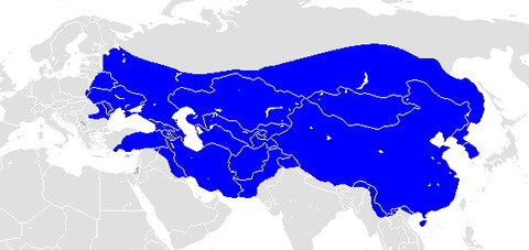 モンゴル帝国版図