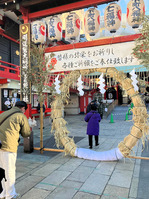 茅の輪をくぐって