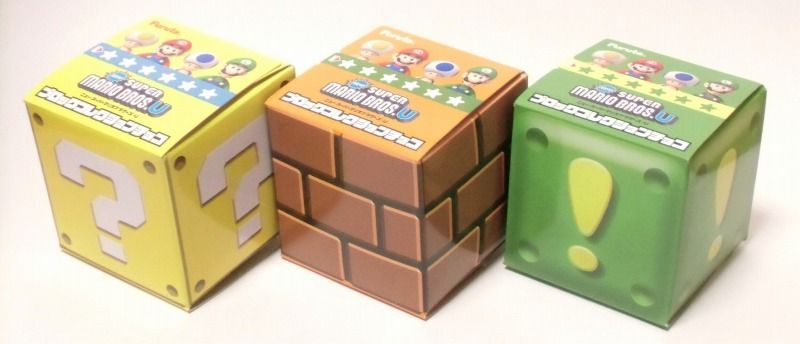 食玩 Newスーパーマリオブラザーズu ブロックコレクションチョコ ガチャ小屋