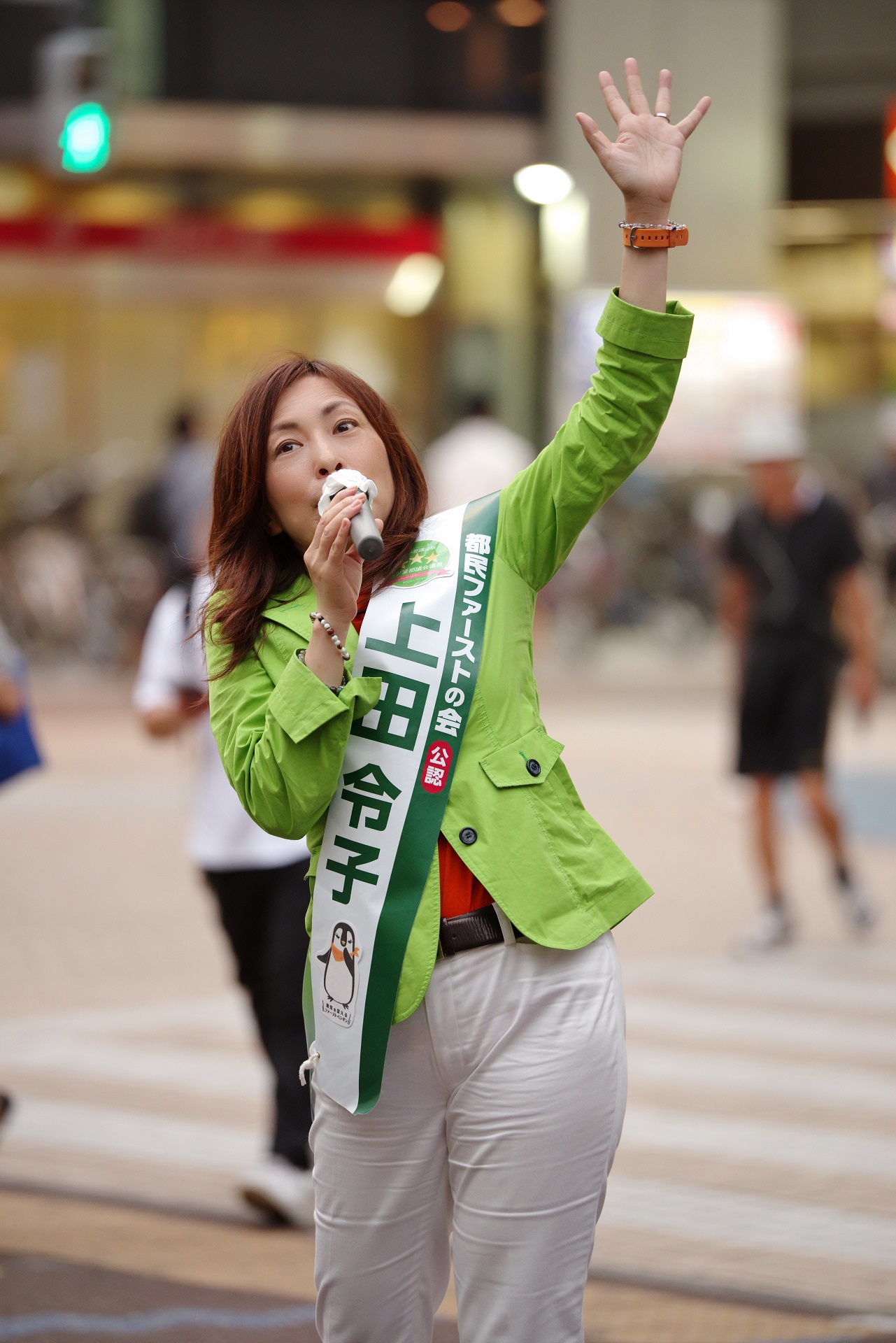 ヘッポコが~たんの記録簿:#上田令子 #お姐 #東京都議会議員選挙 #渡辺喜美 #中島もとひろ #水野ゆうき #小岩北口 #駅頭