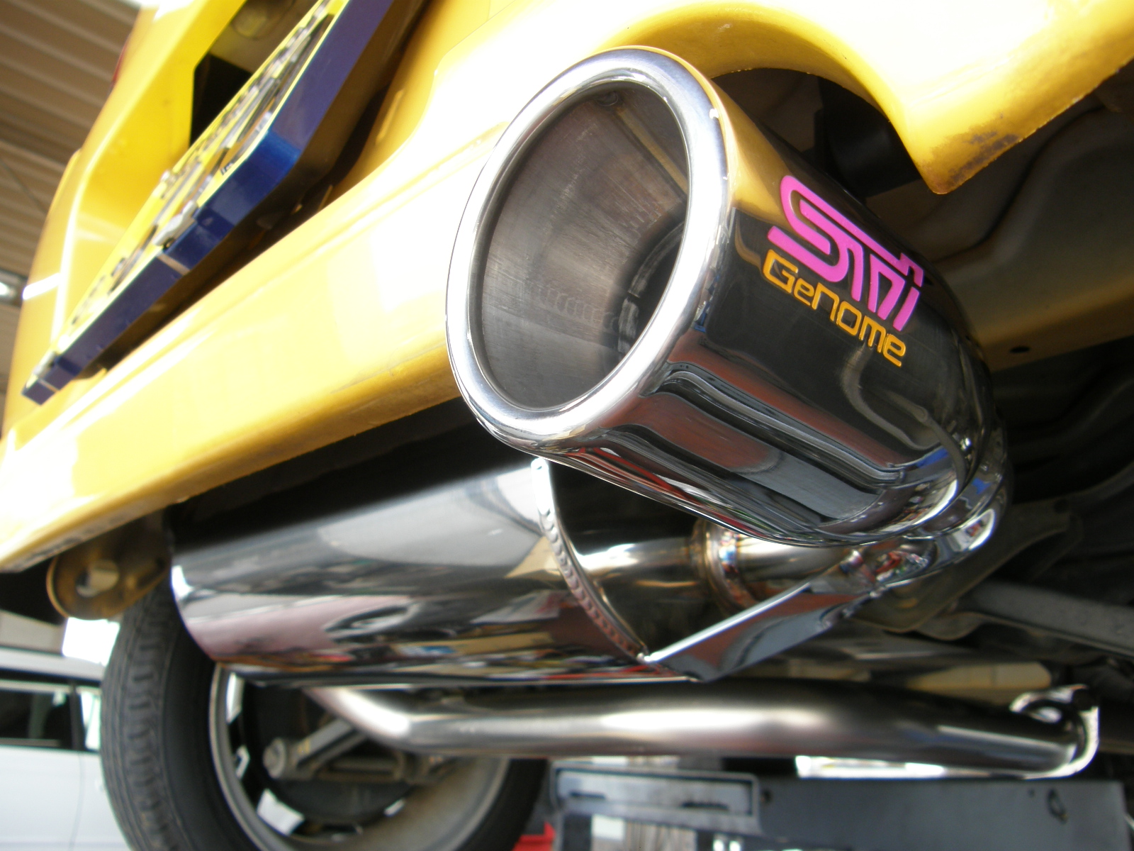 プレオ RA1 STI Genome ゲノム マフラー RA1/RA2/プレオ スバル/STI