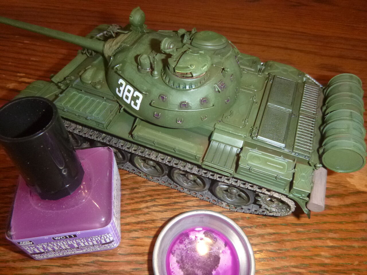 1 35 ソビエト戦車 T 55a ウェザリングカラー フィルタ リキッド レイヤーバイオレット おばあちゃんからの贈り物 49歳で復活したプラモ魂 1 35 ソビエト戦車 T 55a ウェザリングカラー フィルタ リキッド レイヤーバイオレット おばあちゃんからの贈り物 49歳で復活したプラモ魂