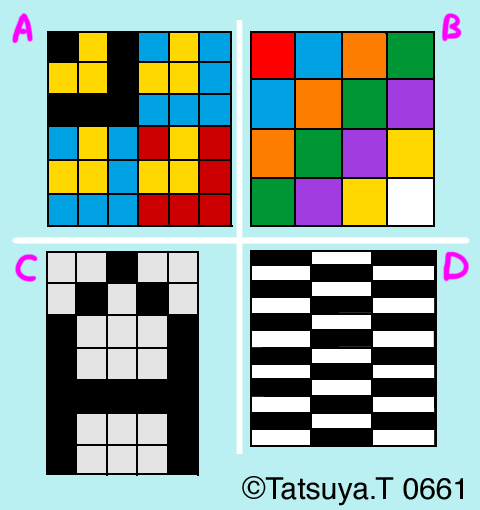 タイルパターン 斉藤コミュ絵