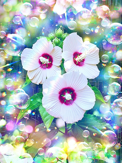 a-2327 夢見る庭の静かな調べ Serene Floral Prayer