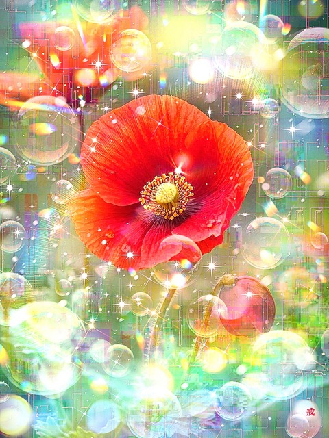 a-2191 慈愛の虹彩 Ethereal Bloom