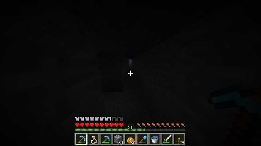 暗視のポーションを使ったブランチマイニング 寝る間も惜しんでminecraft 1 7 2