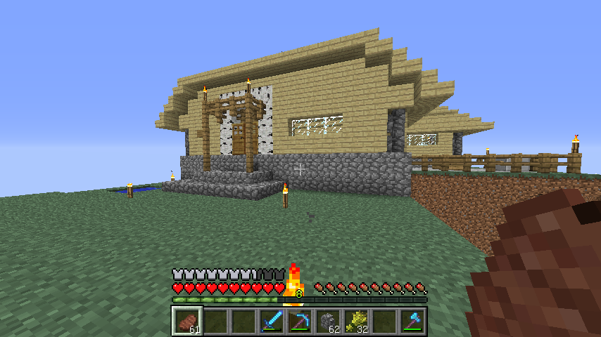 山岳の花火観覧席 寝る間も惜しんでminecraft 1 7 2