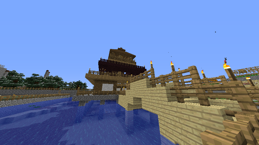 一晩で法隆寺建ててみました 寝る間も惜しんでminecraft 1 7 2