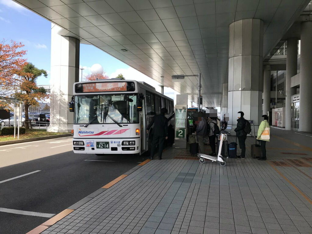 2019年11月29日 福岡空港 博多 熊本 バス さくら409号 Gakuの旅記録