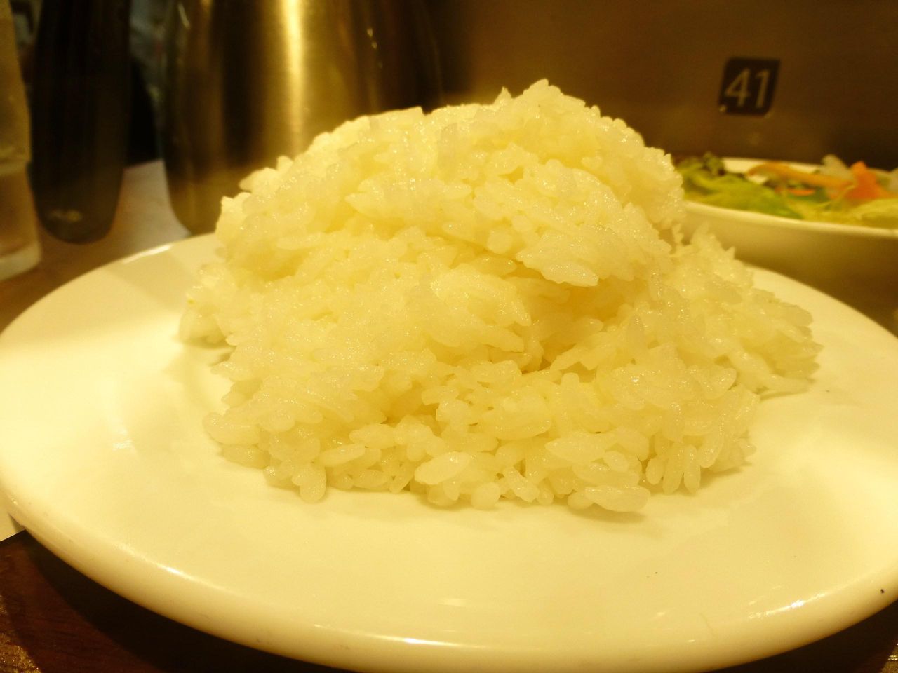 ライスは、大盛り無料です!