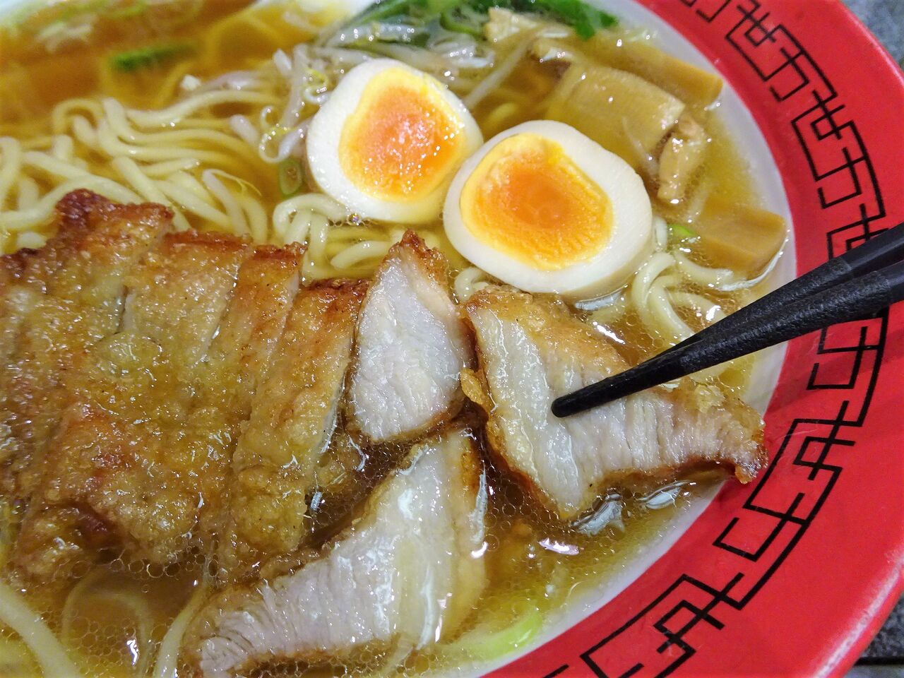 有楽町の 万世麺店 で デカ盛りパーコー麺 Gakudaiの週末はデカ盛り