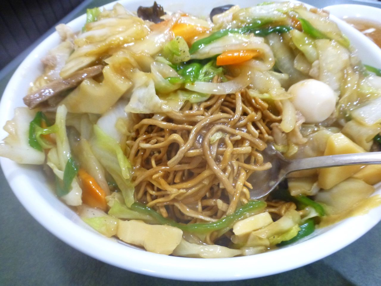 □神保町の「ぶん華」で、デカ盛りカタヤキ中華丼！ : gakudaiの週末はデカ盛り！