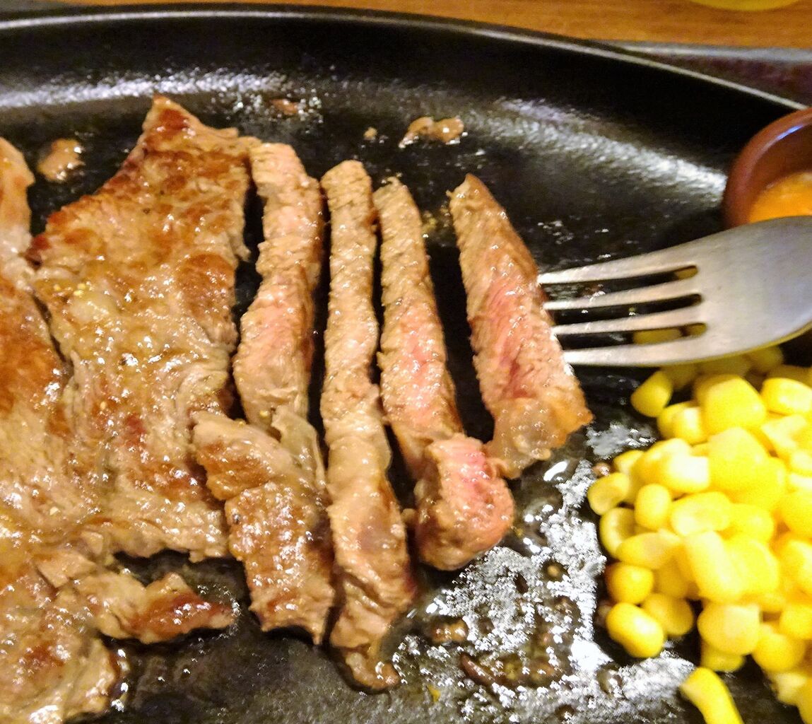 新橋の すてーき亭 で デカ盛りステーキ Gakudaiの週末はデカ盛り