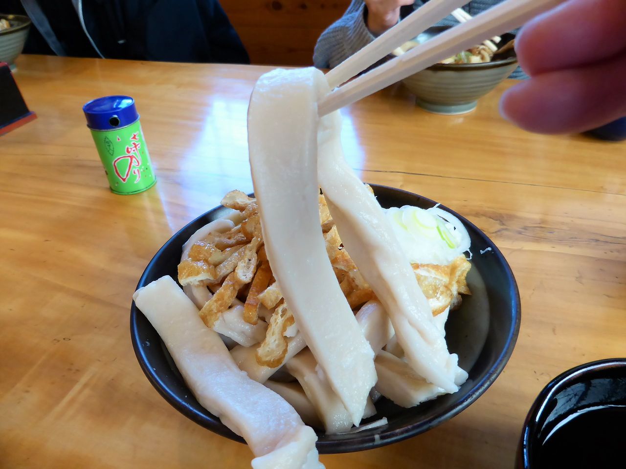 桶川の 大木うどん店 で 超極太もりうどん Gakudaiの週末はデカ盛り