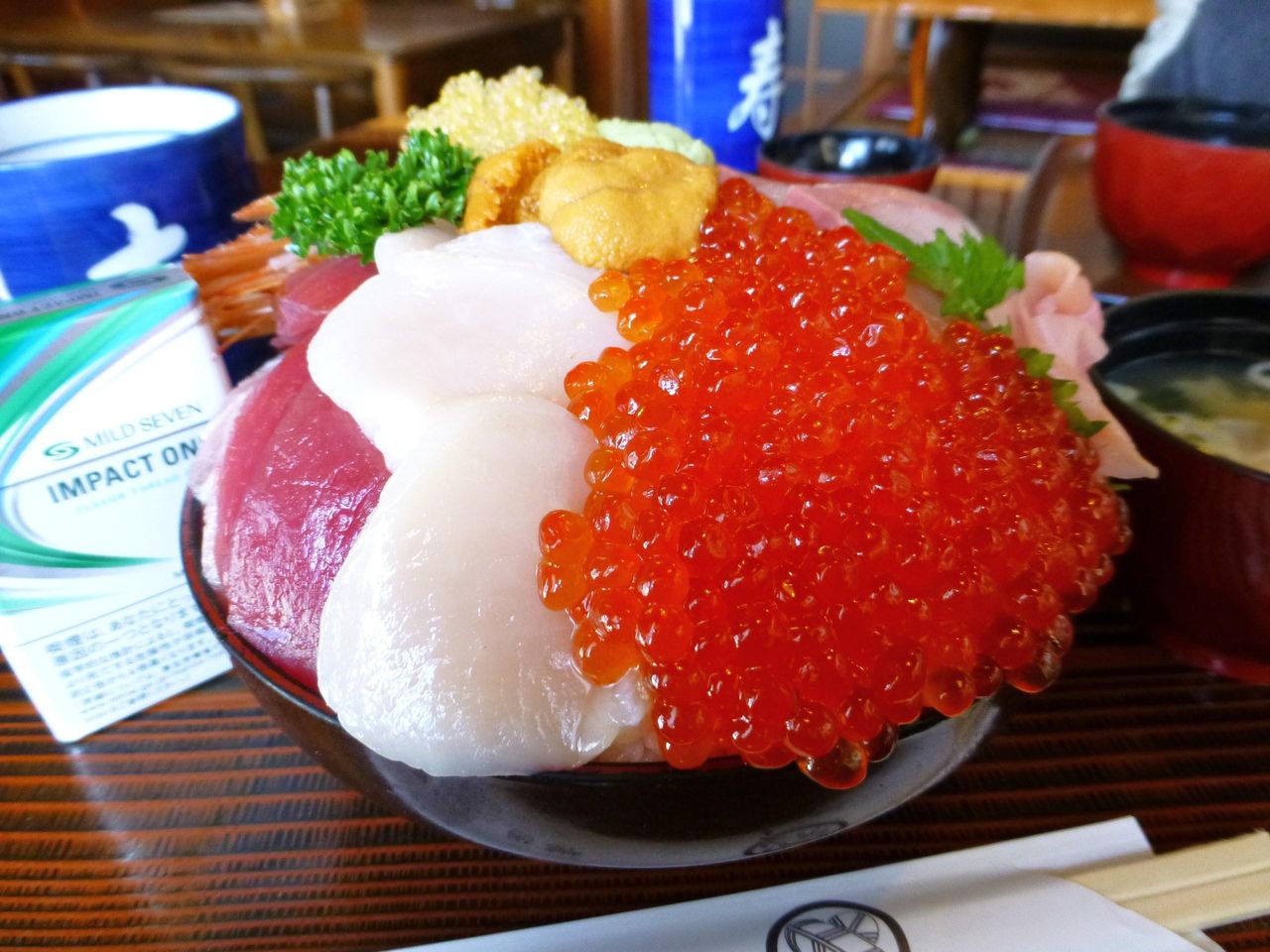 伊澤家 野田市の伊澤家で 海鮮丼巨大ドーム盛り Gakudaiの週末はデカ盛り