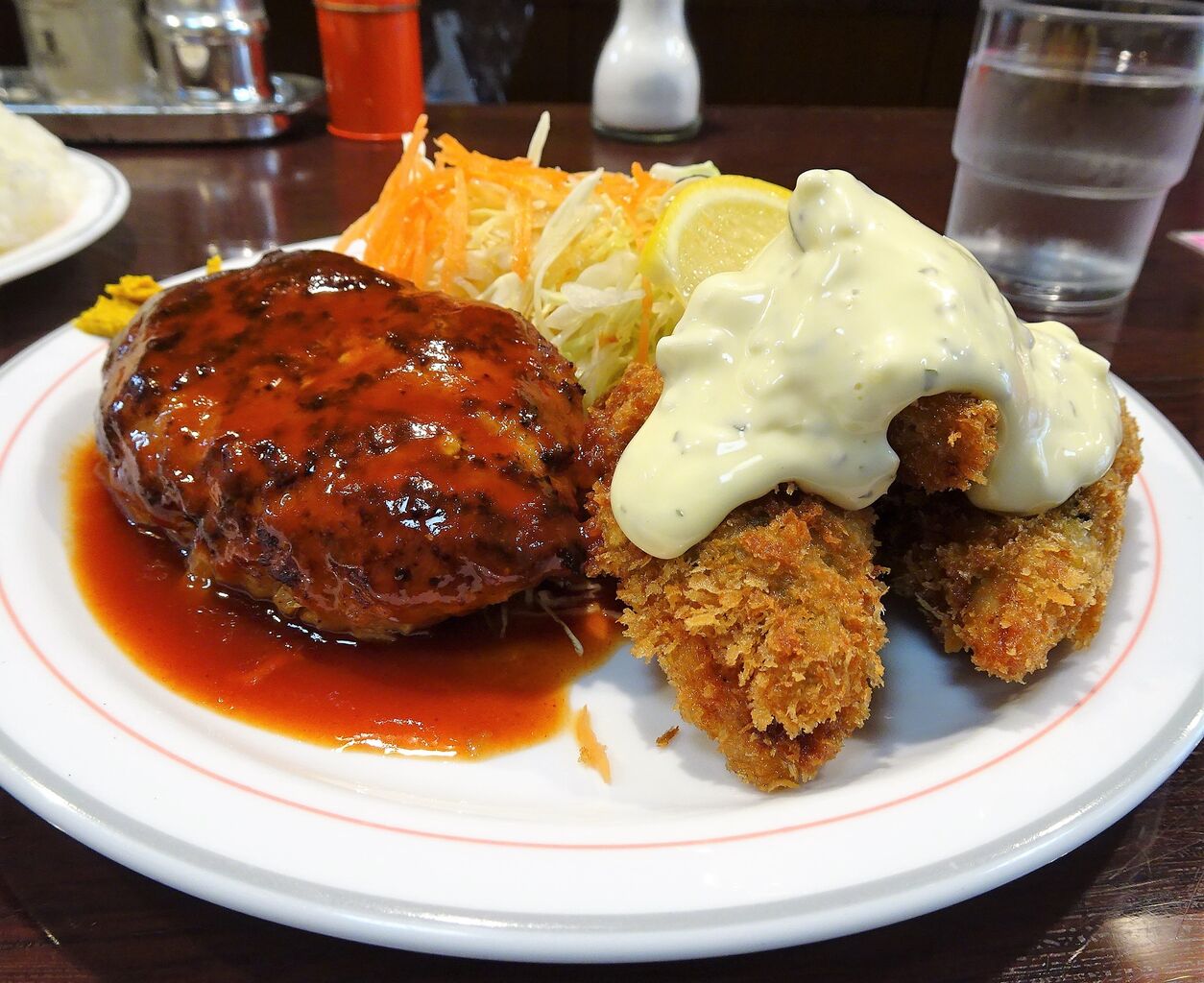 蔵前の ベア で デカ盛りハンバーグ Gakudaiの週末はデカ盛り