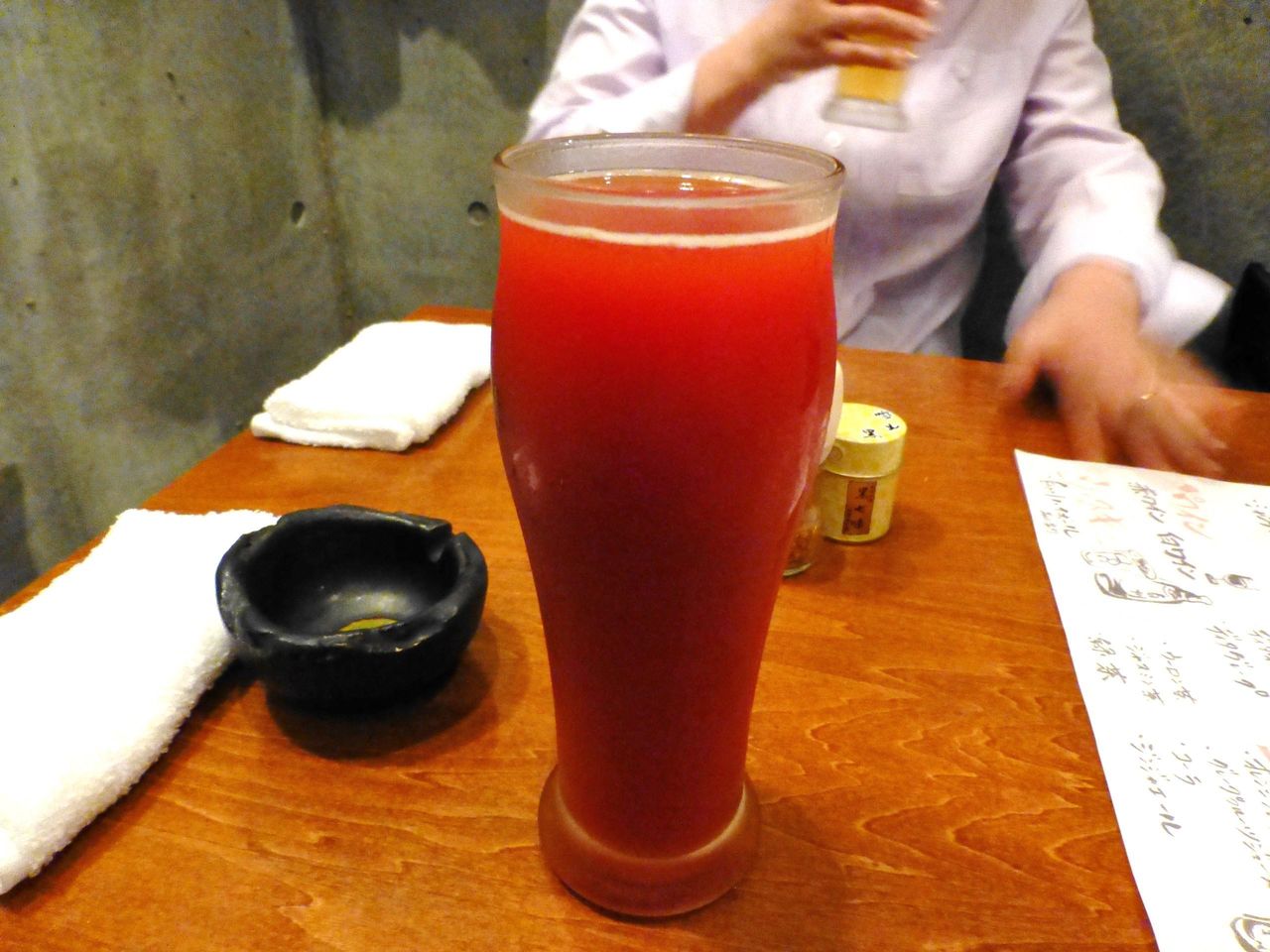 レッドアイ(ビールのトマトジュース割り)