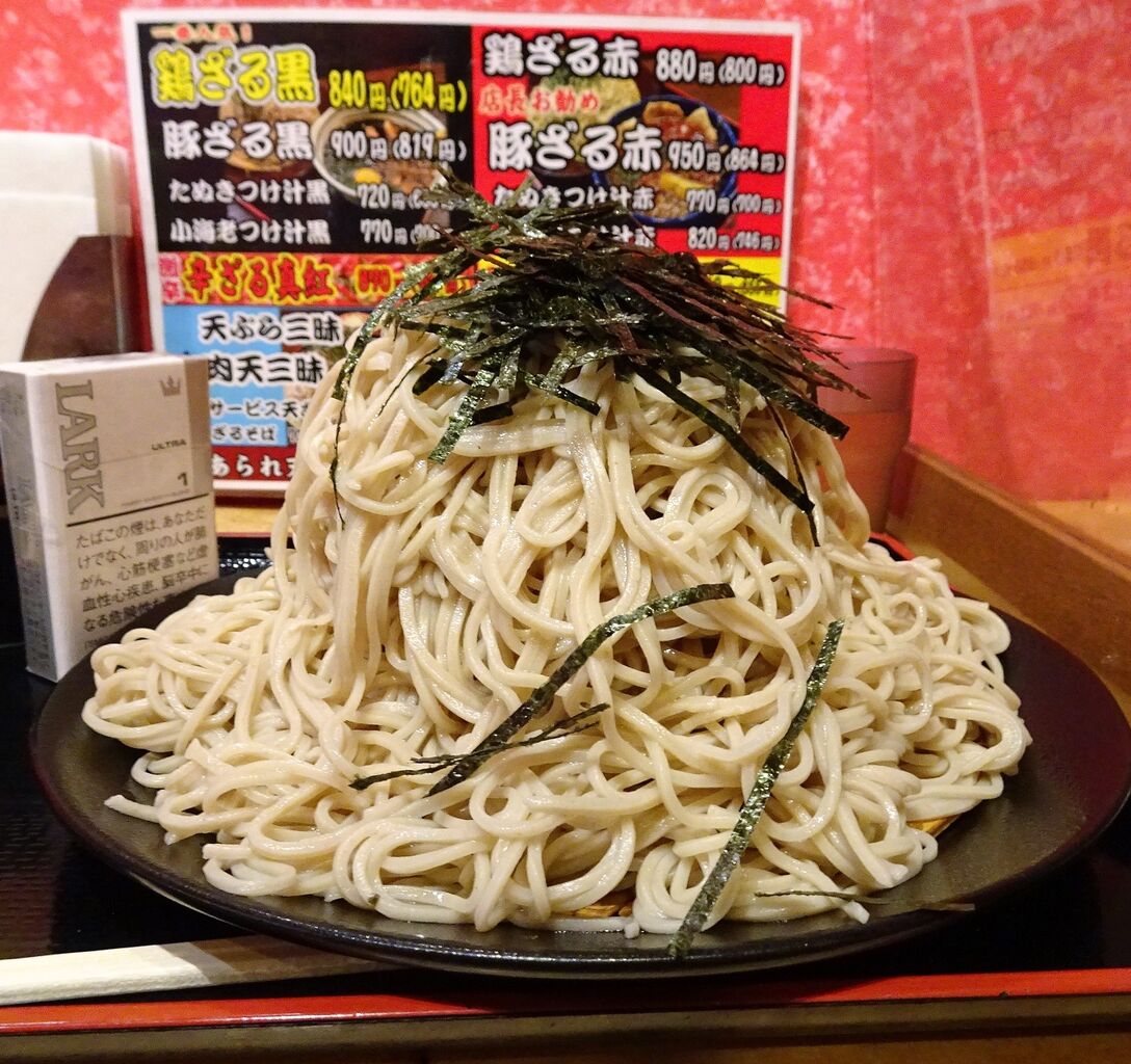 □芝公園の「ざるそば屋」で、デカ盛りざるそば！ : gakudaiの週末は