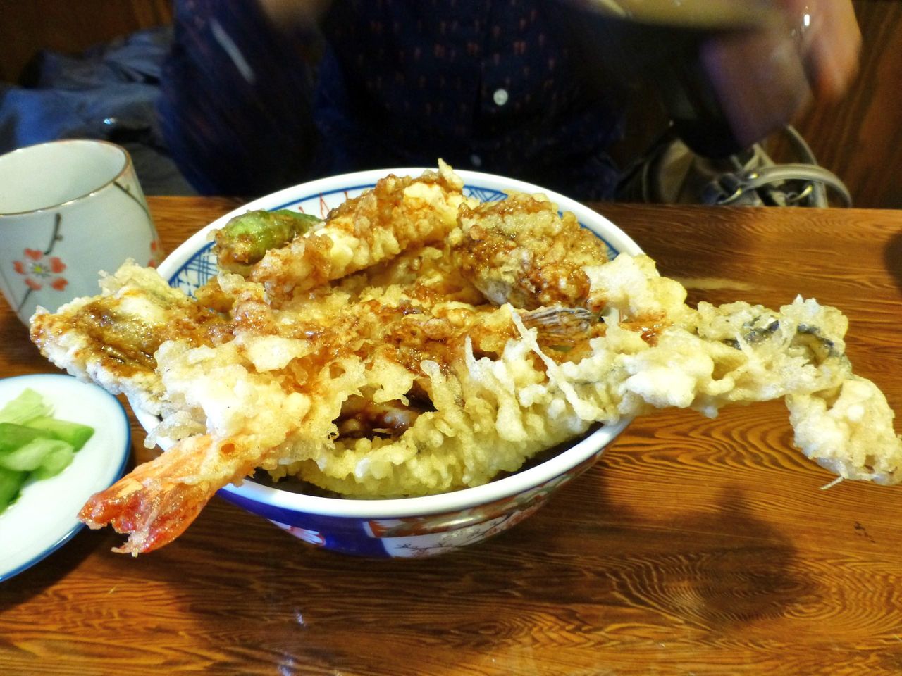 天婦羅うえじま、上天丼1,300円