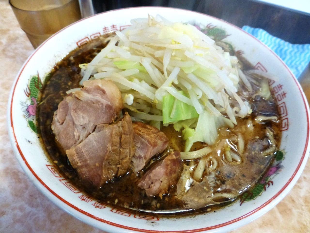 みそらーめん(中)豚2枚750円