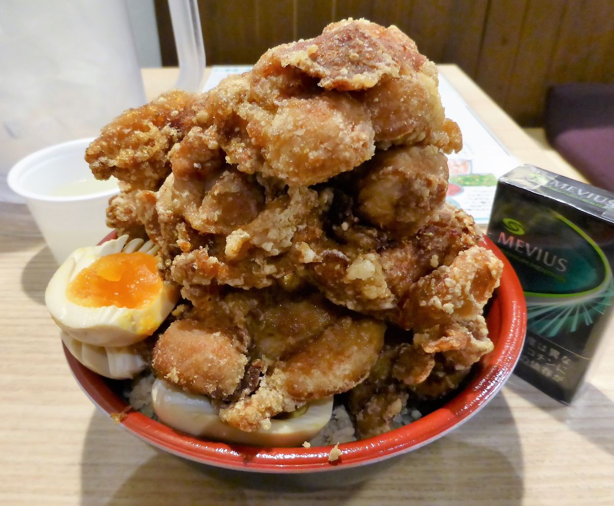 京橋の とり貫 で デカ盛り唐揚げ丼 Gakudaiの週末はデカ盛り