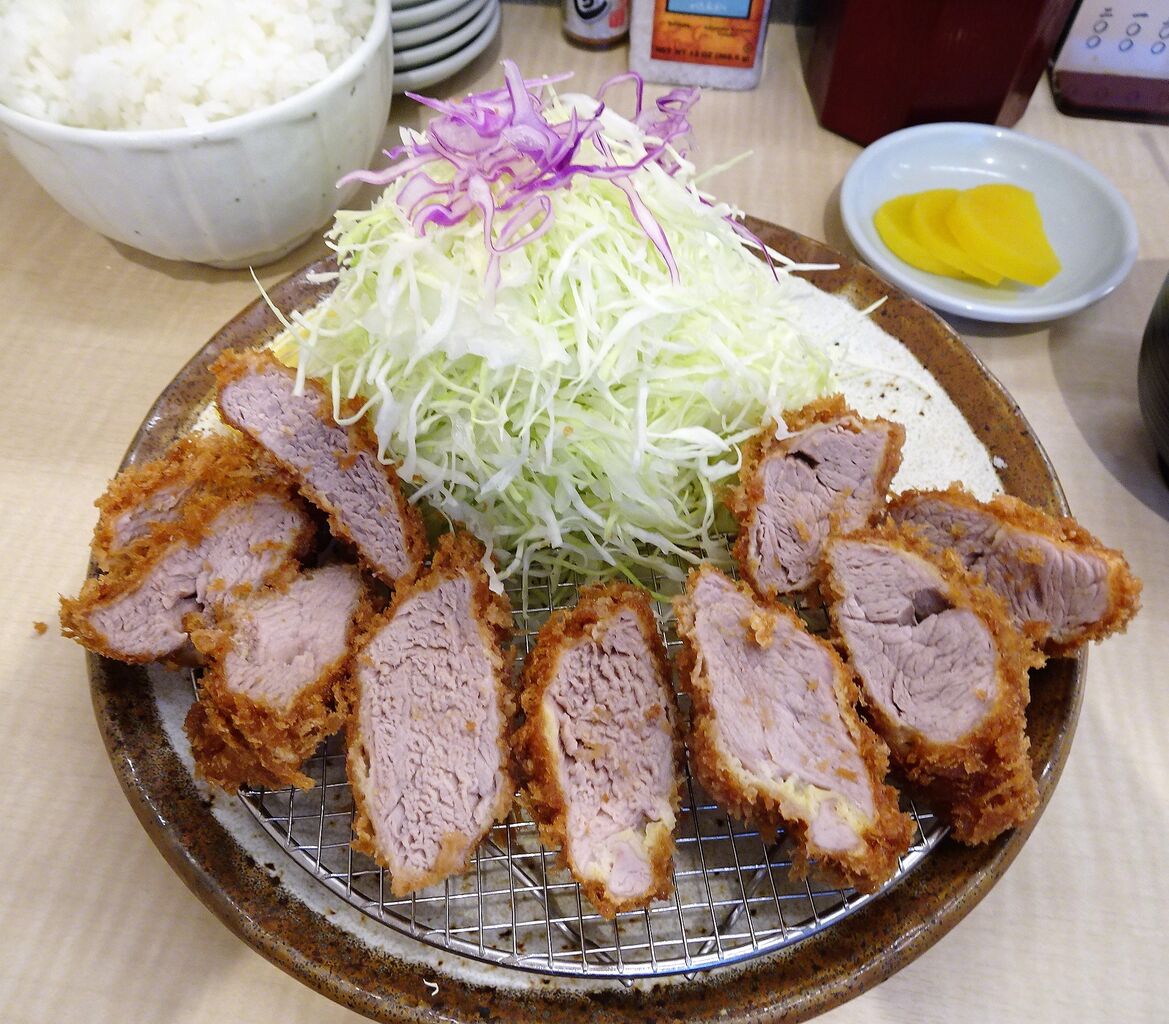 日吉の とんかつ和栗 で デカ盛りヒレかつ定食 Gakudaiの週末はデカ盛り 日吉の とんかつ和栗 で デカ盛りヒレかつ定食 Gakudaiの週末はデカ盛り