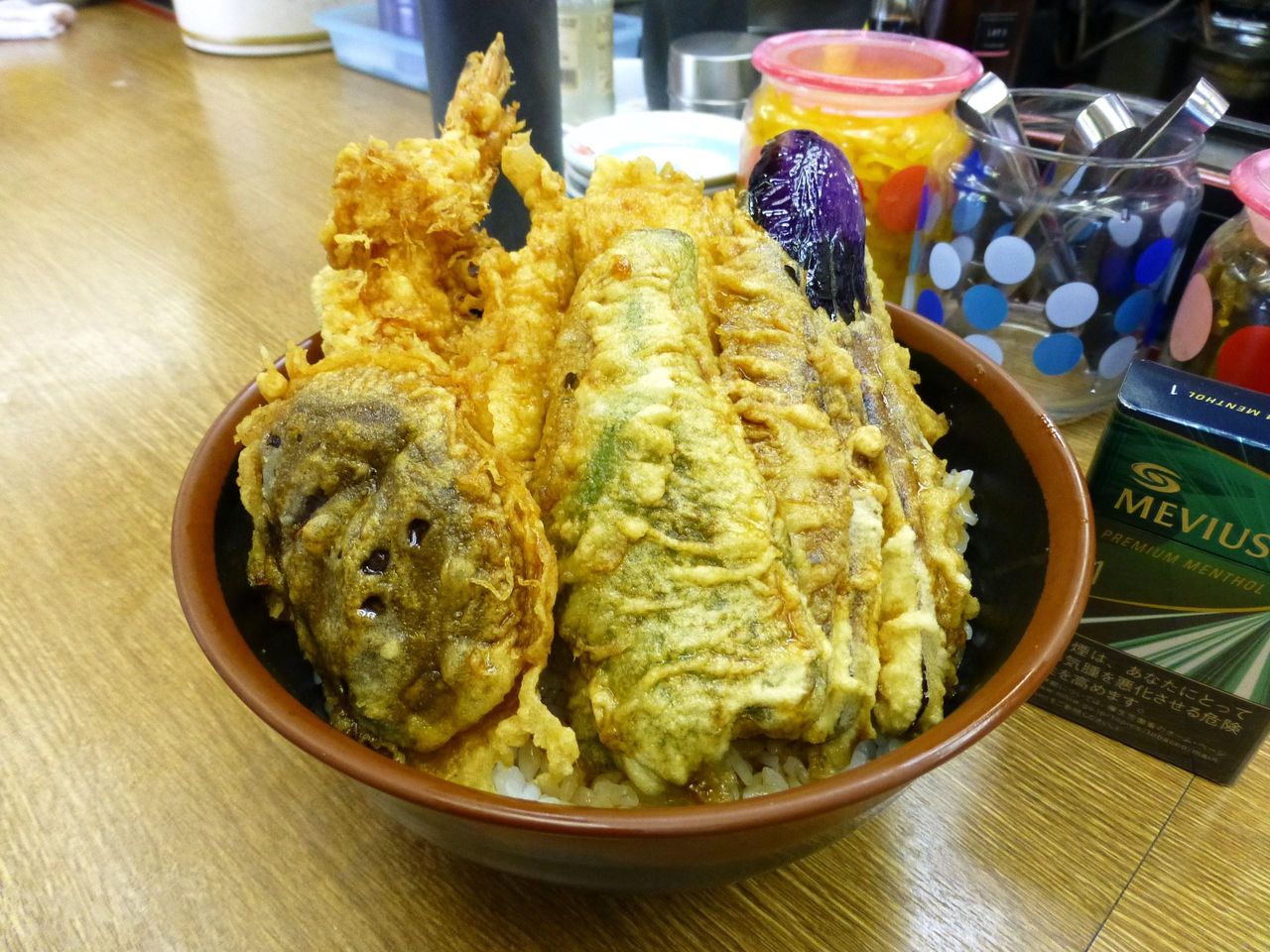 天ぷら豊野 横浜橋の天ぷら豊野で ｗカツ丼大盛 Gakudaiの週末はデカ盛り