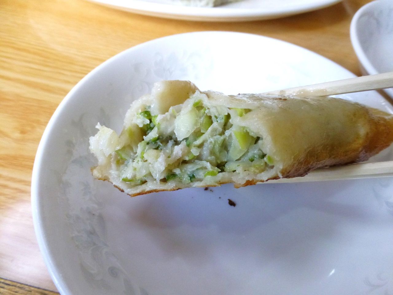 皮はやわらかめで、中身は野菜がタップリ入っています!