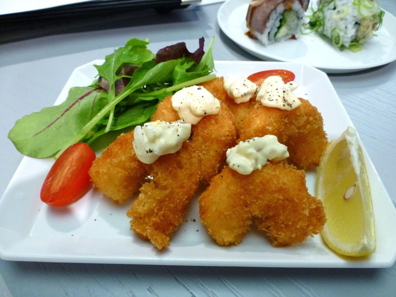 天然海老フライのタルタル680円