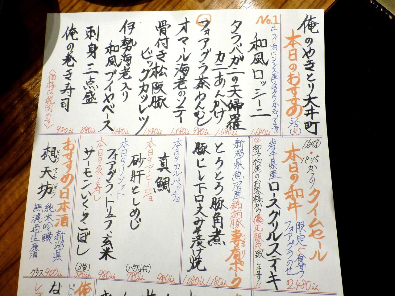 メニュー(27年5月現在)