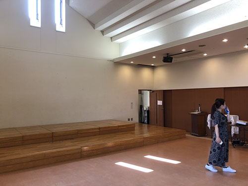 作家さんに展示予定現場の下見に来ていただきました 旧福本家住宅 学園前アートフエスタ通信