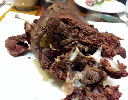 夕食3-鹿肉