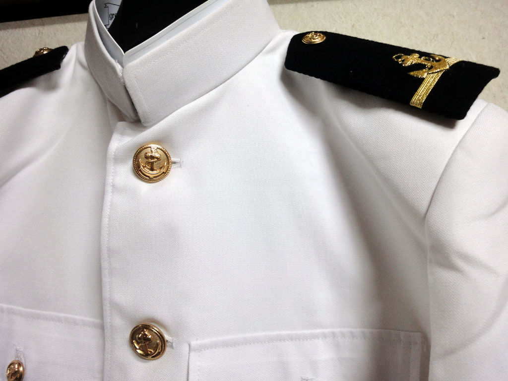 海上自衛隊 第一種夏服 詰襟 白生地 学生服学ラン制服が好き