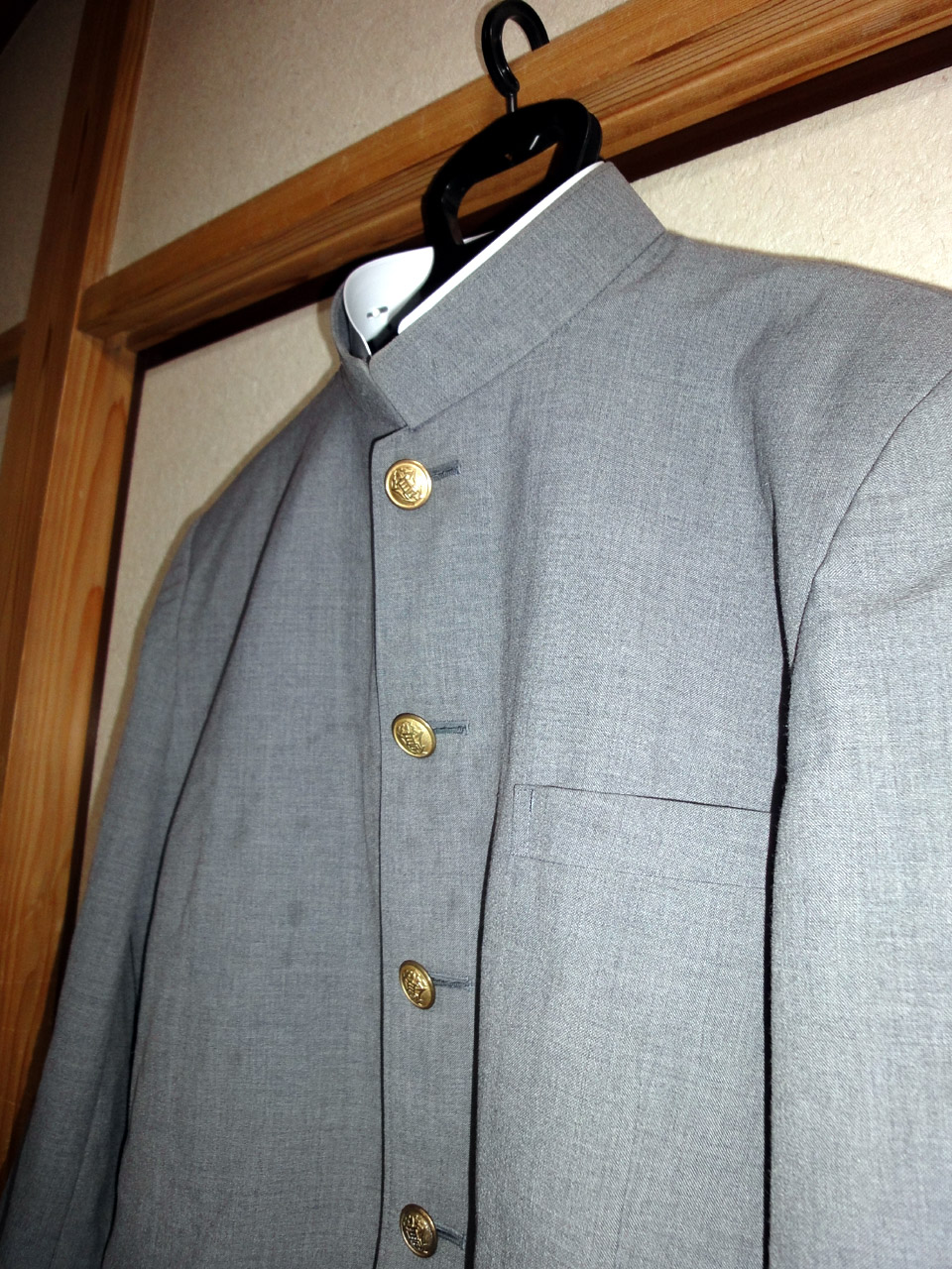 福岡県立小倉高等学校 中間服 灰色生地 学生服 学ラン 学生服学ラン制服が好き